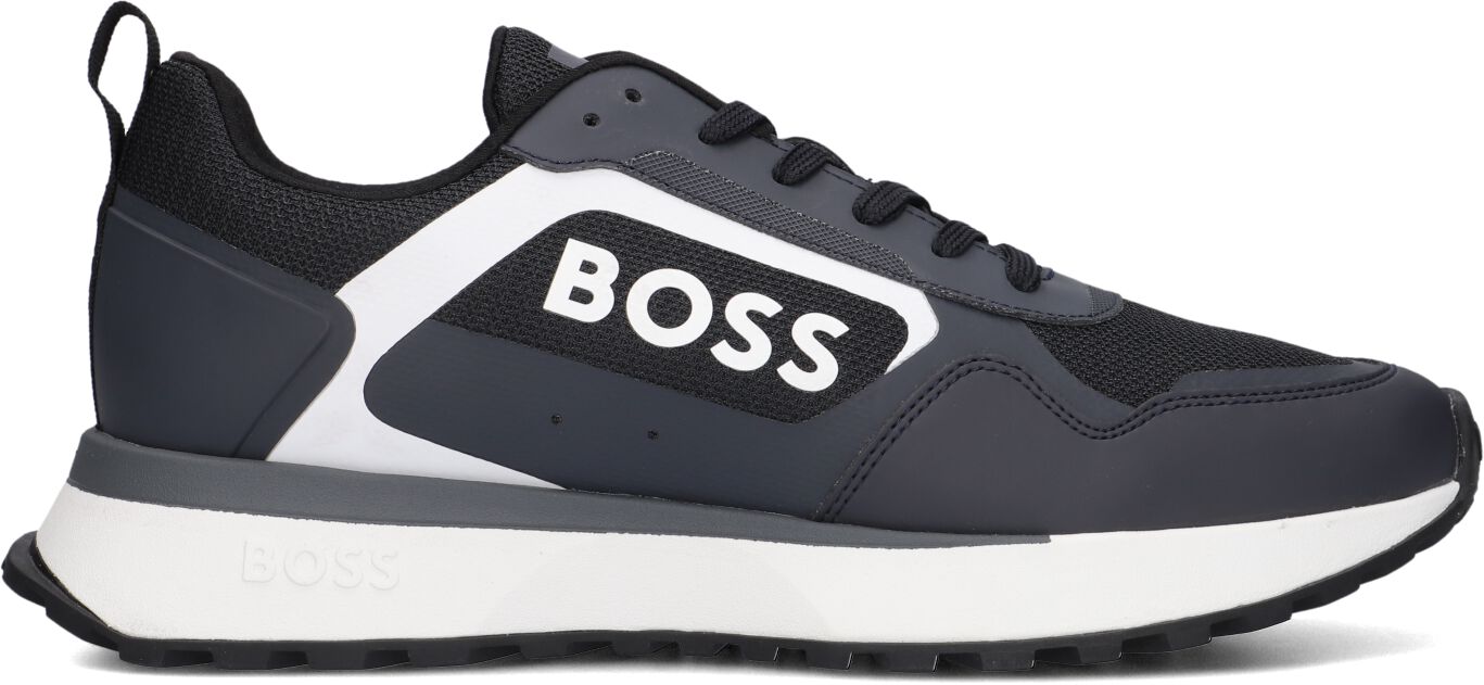 Boss Lage Sneakers Heren Jonah_runn, Maat: 44, Materiaal: Textiel, Kleur: Blauw