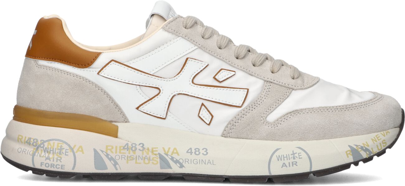 Premiata Lage Sneakers Heren Mick, Maat: 40, Kleur: Wit afbeelding