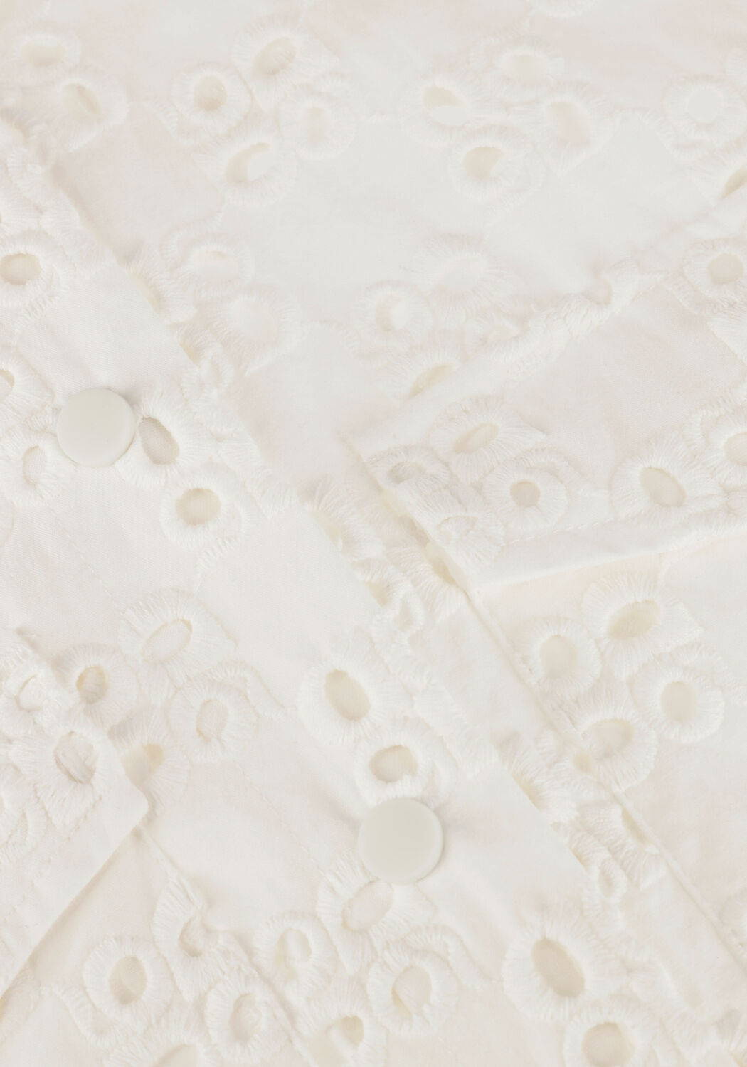 Witte DANTE6 Blouses TODDY BRODERIE ANGLAISE SHIRT - large