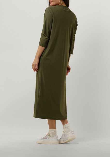 Groene PENN & INK Midi jurk DRESS KHAKI - large