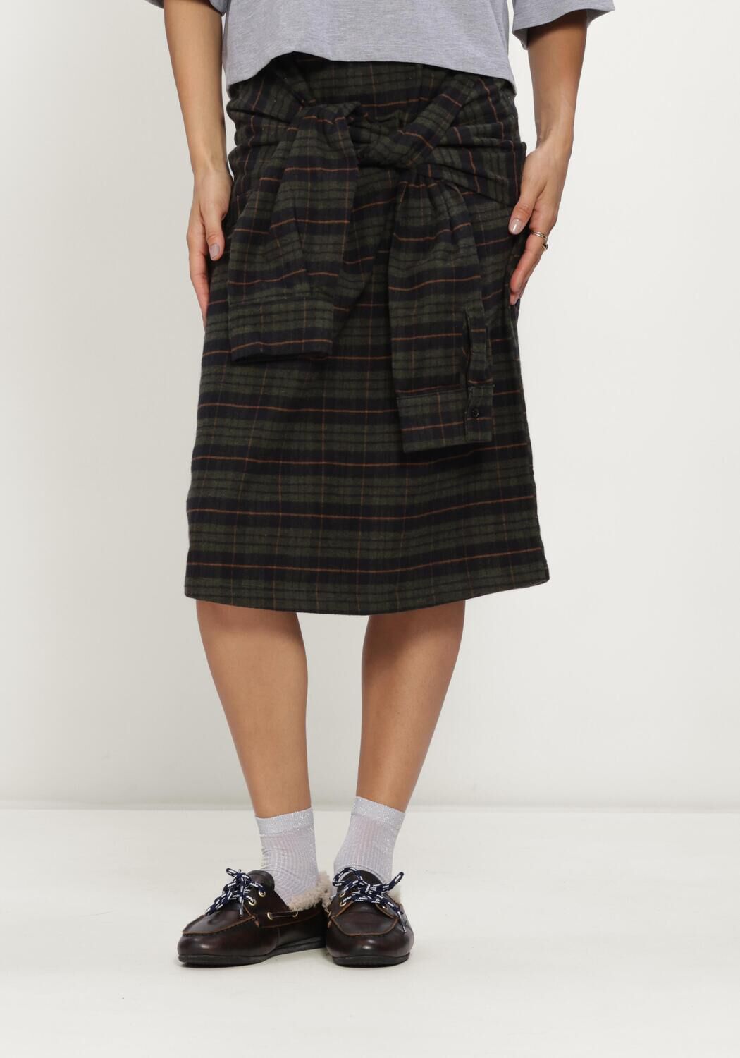 Donkergroene JOHNY Midirok VALERIE - large