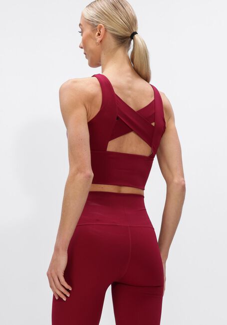 Bordeaux HOUSE OF GRAVITY Top CROSS CROP TOP - large