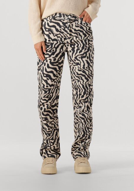 Creme DANTE6 Straight leg jeans SPOTTED ANIMALISTIC JEANS - large
