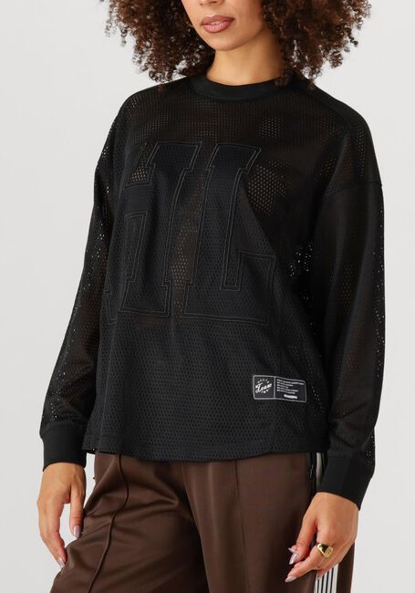 Zwarte HAUTE L'AMITIÉ Tops & T-shirts DRIFT LS SPORTS BLOUSE - large