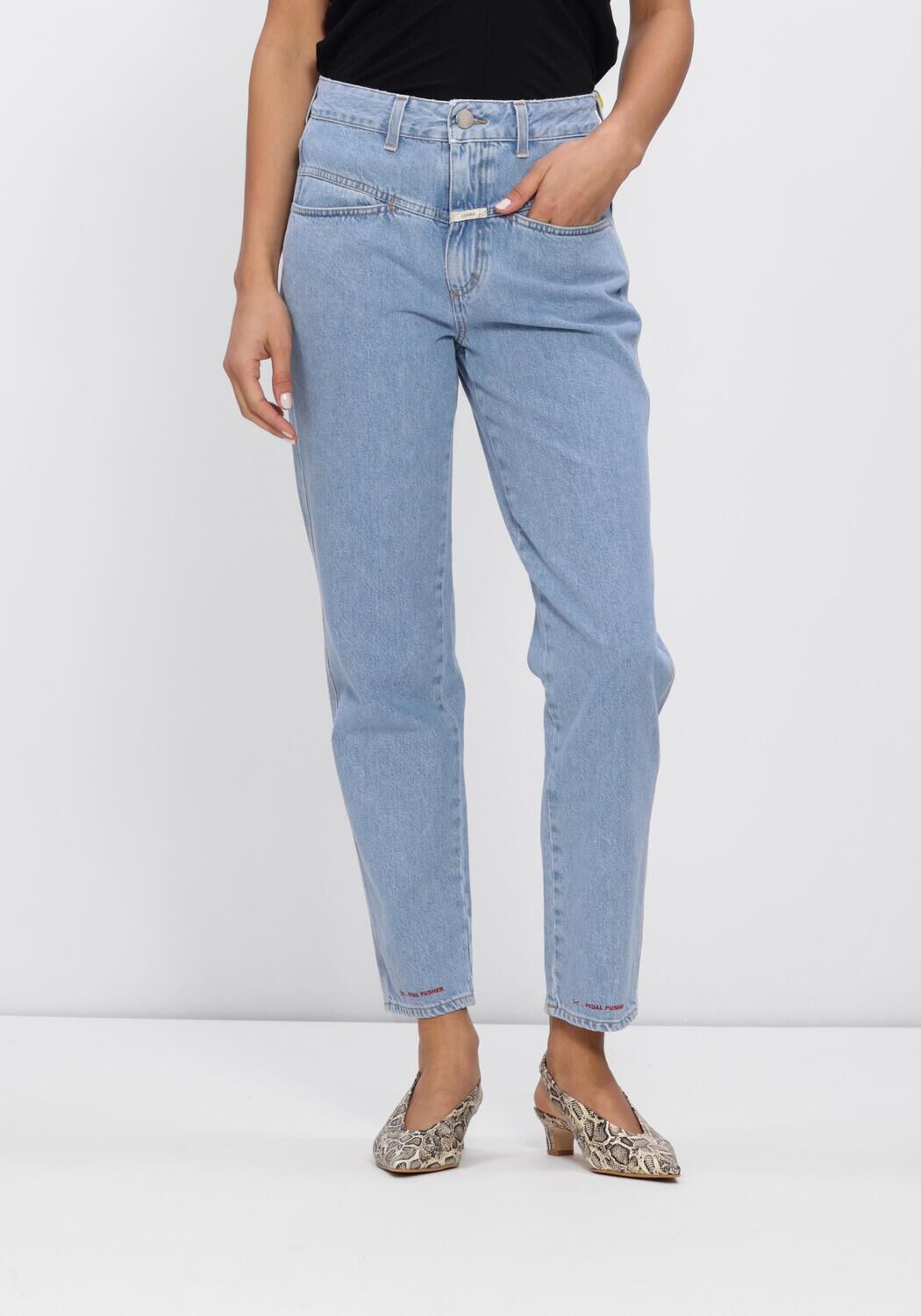 Blauwe CLOSED Mom jeans PEDAL PUSHER - large