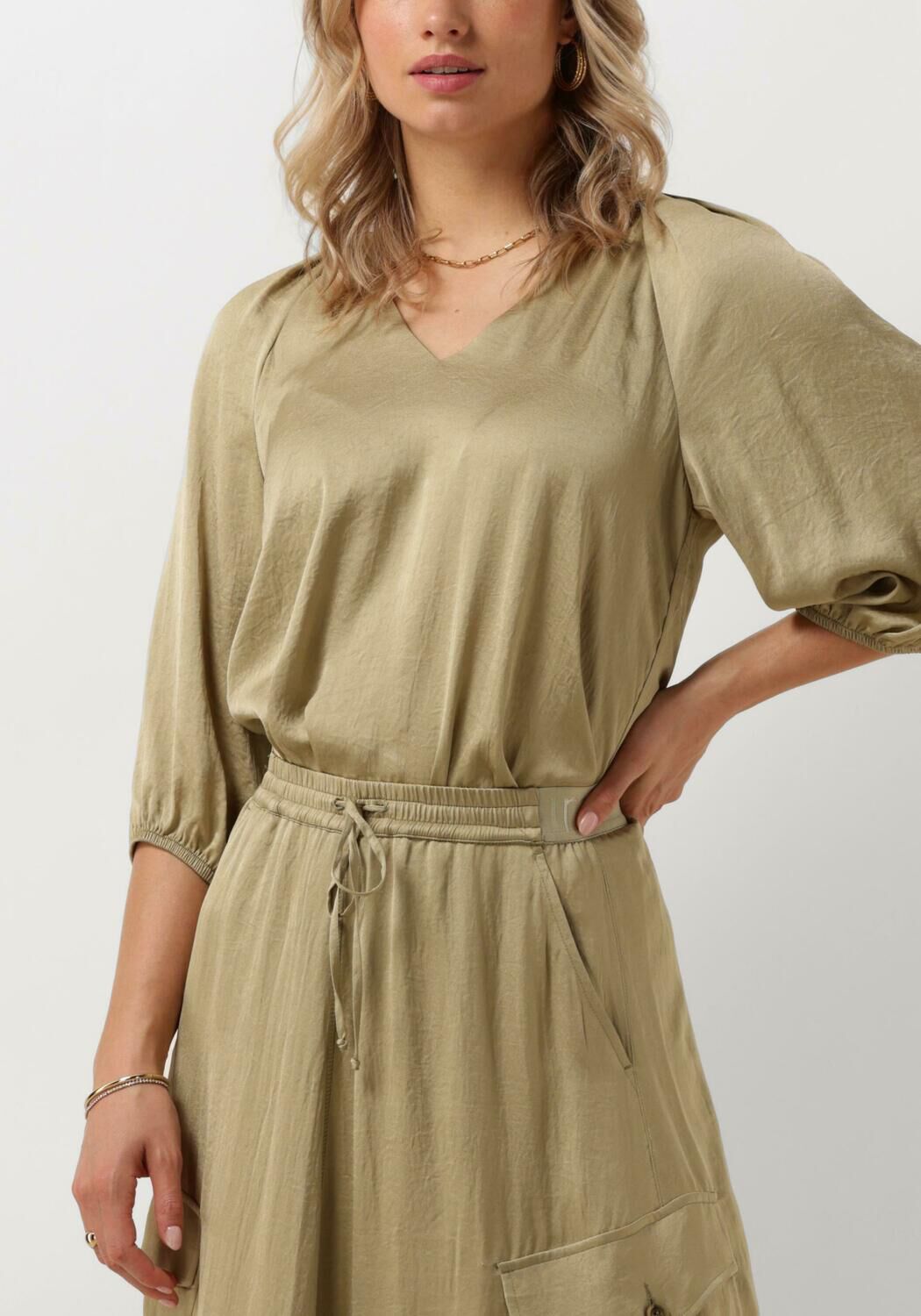 groene summum tuniek top silky touch