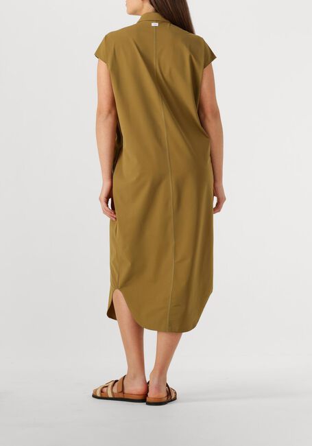 Khaki PENN & INK Midi jurk DRESS - large