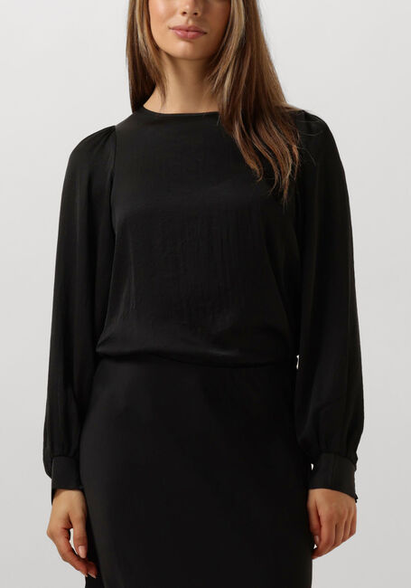 Zwarte SUMMUM Top TOP LONG SLEEVES SILKY TOUCH - large