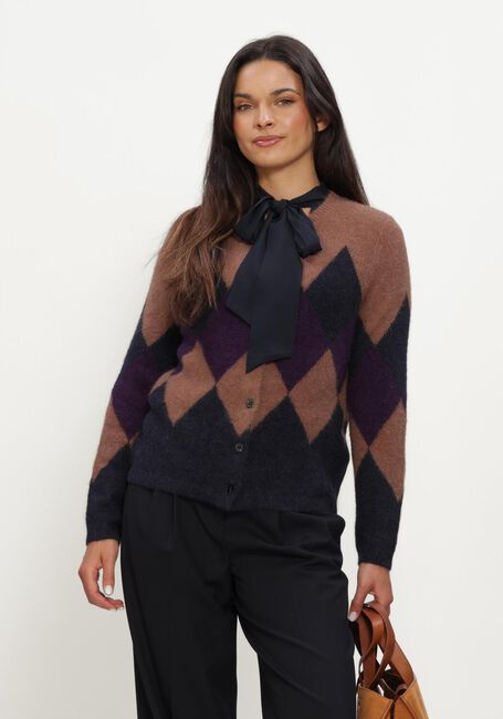 Multi LUISA CERANO Vest CARDIGAN MIT MUSTER - large