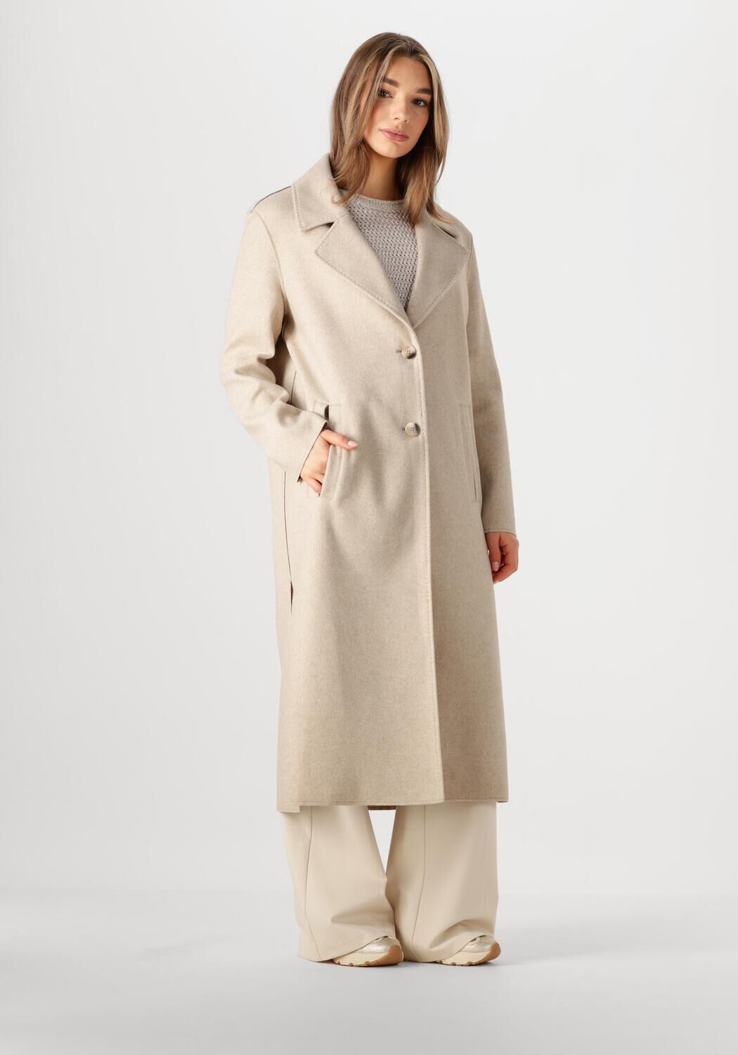 Beaumont Mantel Dames Gisela Coat, Maat: 36, Kleur: Beige