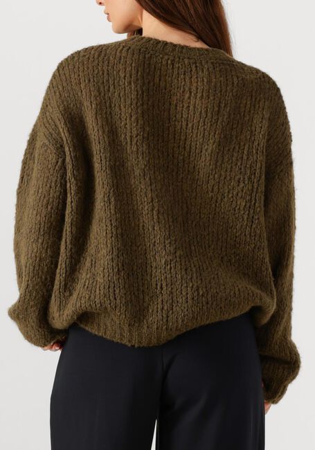 Groene PENN & INK Trui JUMPER W25L246 - large