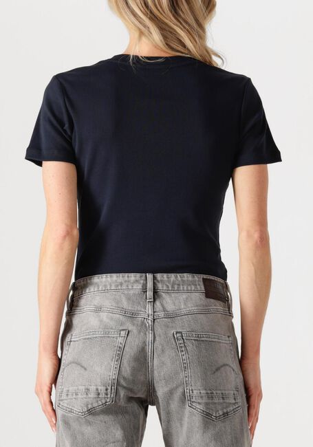 Donkerblauwe TOMMY HILFIGER T-shirt NEW SLIM CODY V-NK SS - large