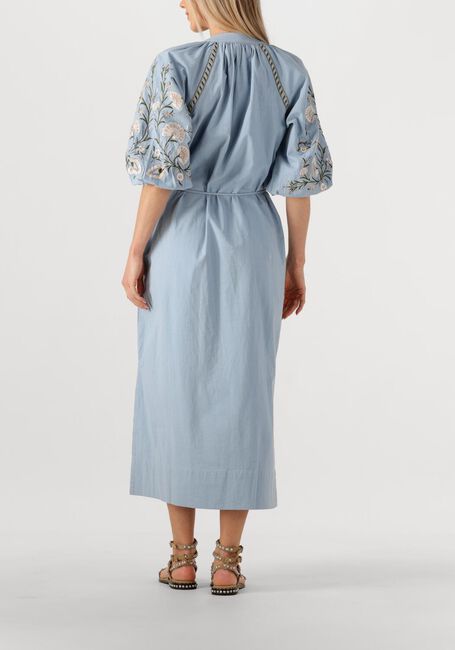 Lichtblauwe AIMEE THE LABEL Maxi jurk MIRANDA - large
