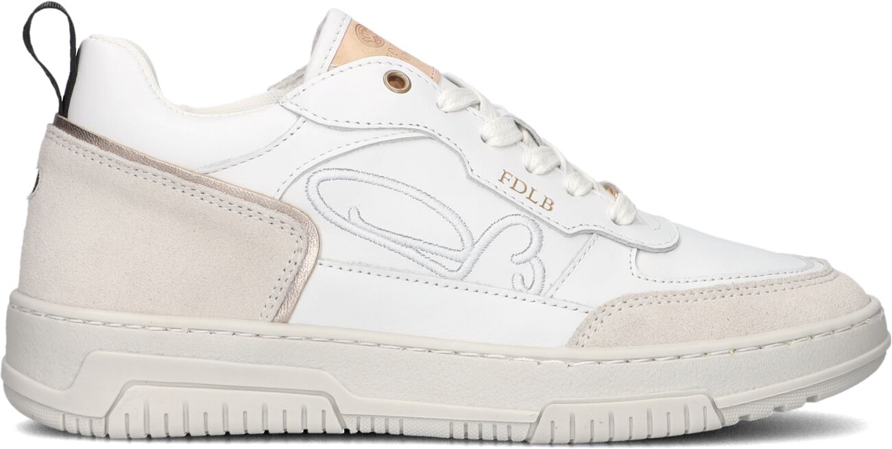 FRED DE LA BRETONIERE Lage sneakers Dames Yara Leo, Maat: 38, Materiaal: Leer, Kleur: Wit