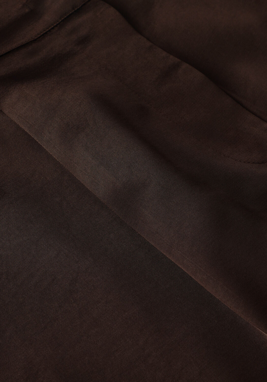 Bruine DANTE6 Wijde broek JULES SATIN SMART PANTS - large