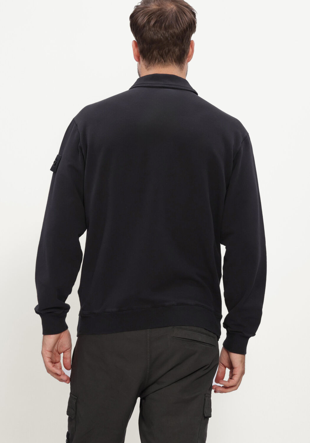 Zwarte STONE ISLAND Polo LS POLO S0F53 - large