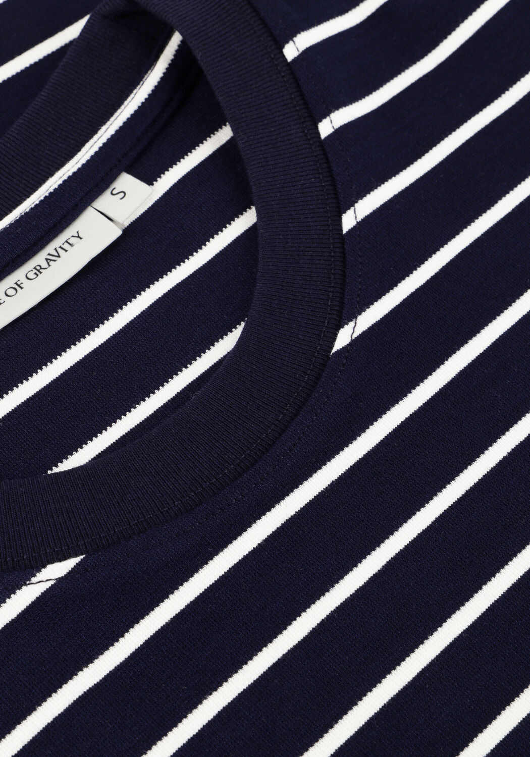 Donkerblauwe HOUSE OF GRAVITY T-shirt STRIPE TEE - large