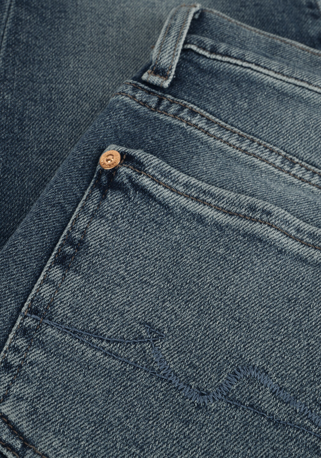 Donkerblauwe 7 FOR ALL MANKIND Straight leg jeans ROXANNE LUXE VINTAGE SEA LEVEL - large