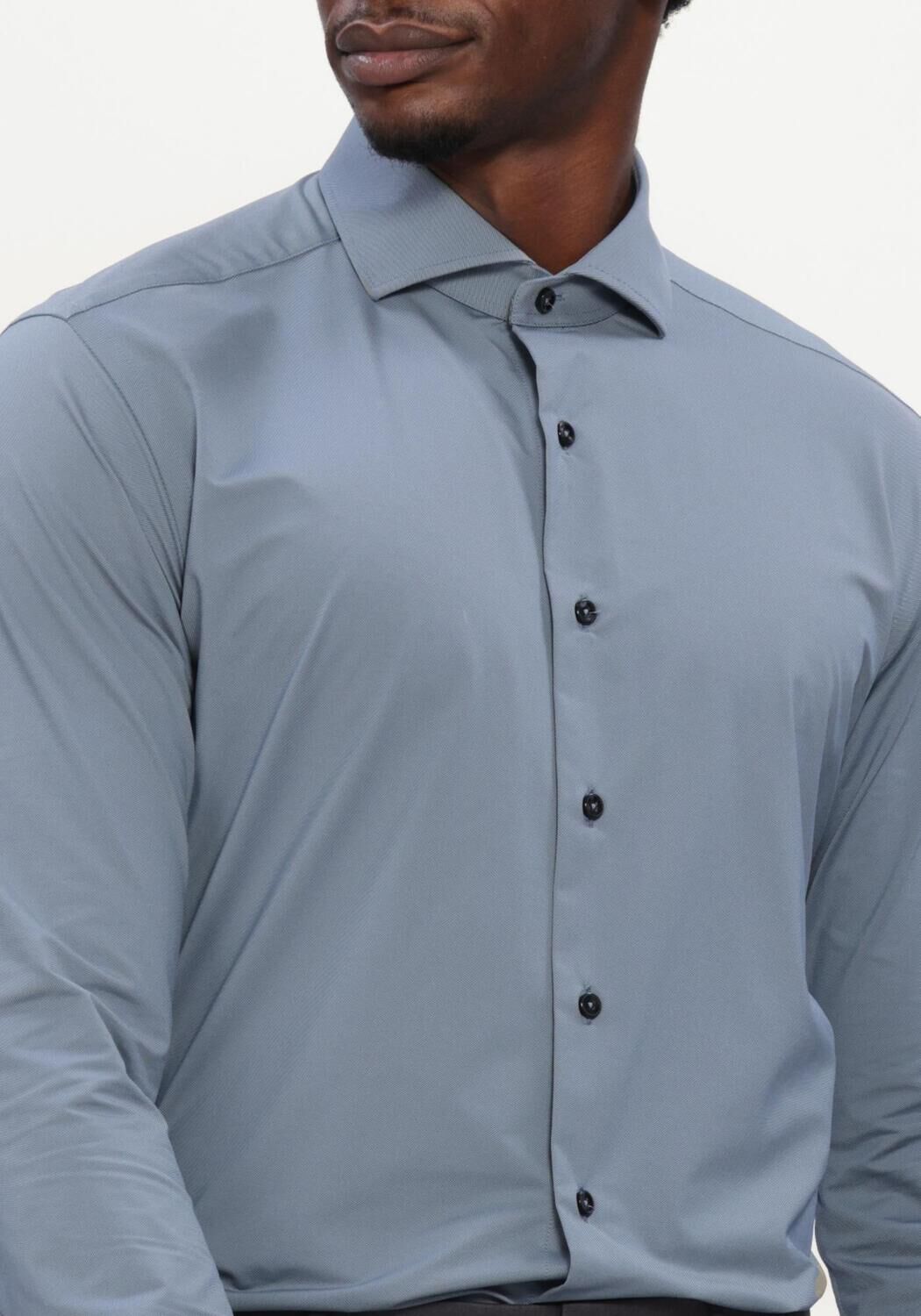 Lichtblauwe XACUS Casual overhemd ACTIVE SHIRT 520ML - large