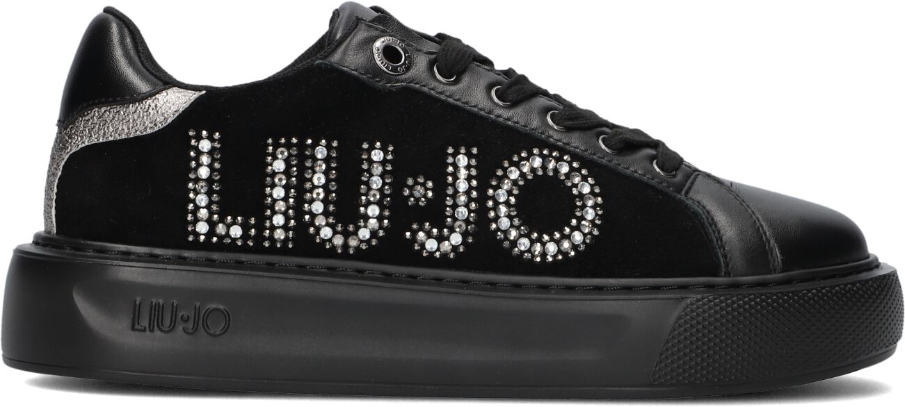 Liu Jo Lage Sneakers Dames Kylie 22, Maat: 37, Materiaal: Leer, Kleur: Zwart