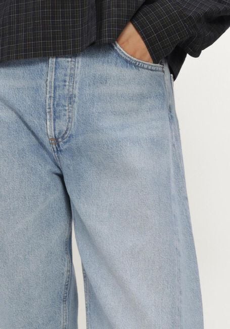 Lichtblauwe JOHNY Wijde broek AYO - large