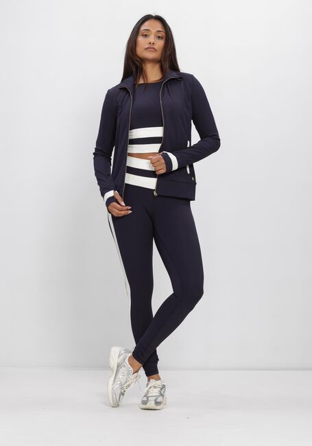 Donkerblauwe HOUSE OF GRAVITY Sportleggings STRIPE LEGGINGS - large