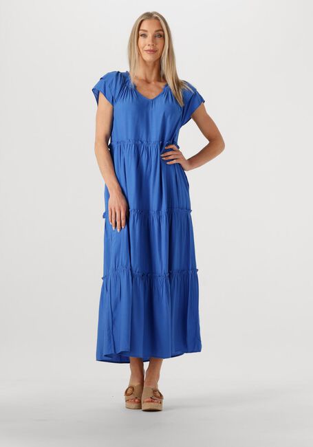Blauwe CO'COUTURE Maxi jurk NEW SUNRISE DRESS - large