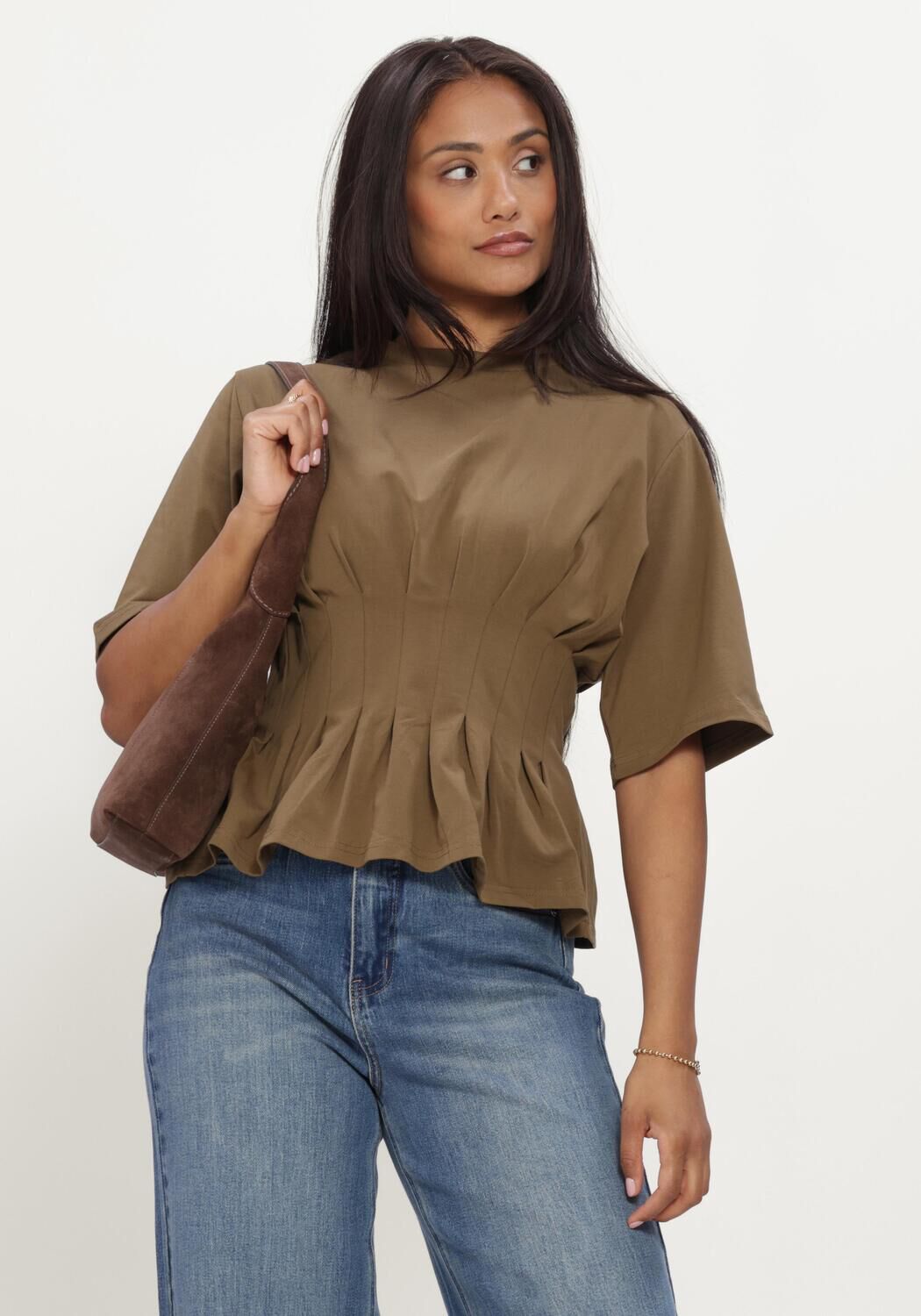 Groene GESTUZ Blouses GZINEZ TEE - large