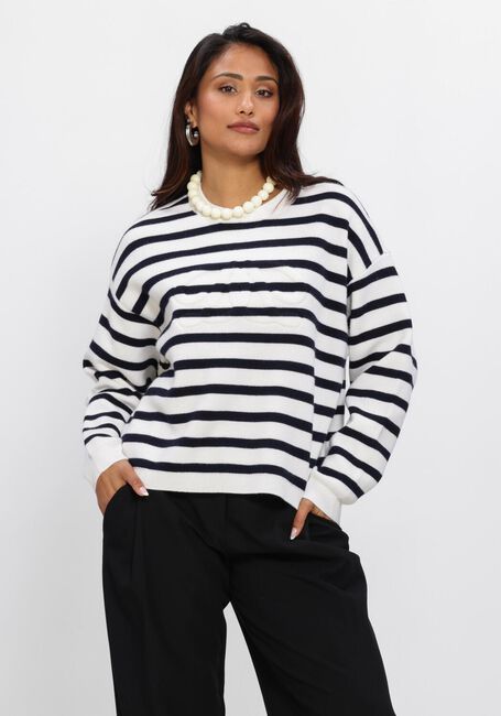 Multi DANTE6 Trui TWIXA STRIPE 3D LOGO SWEATER - large