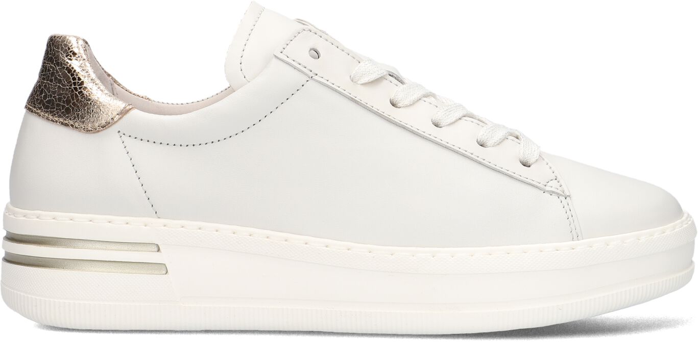 Gabor Lage Sneakers Dames 395, Maat: 43, Materiaal: Leer, Kleur: Wit