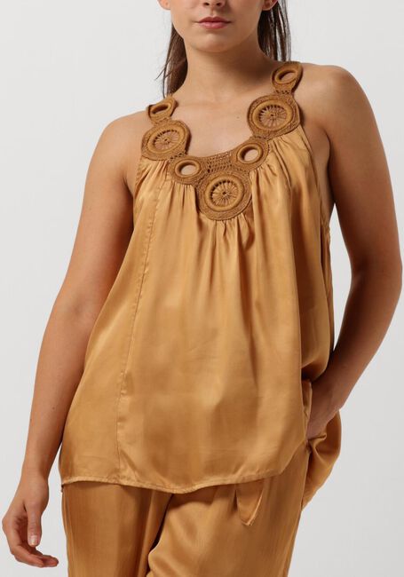 Camel SUMMUM Top SINGLET SOLID SATIN - large