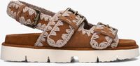 Cognac MOU Platte sandalen NEW BIO 02 - medium
