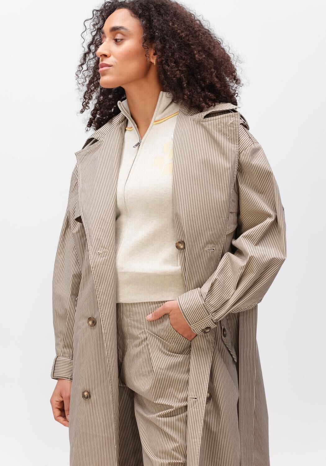 Zand ISABEL MARANT Trenchcoats CHILMA-GB - large