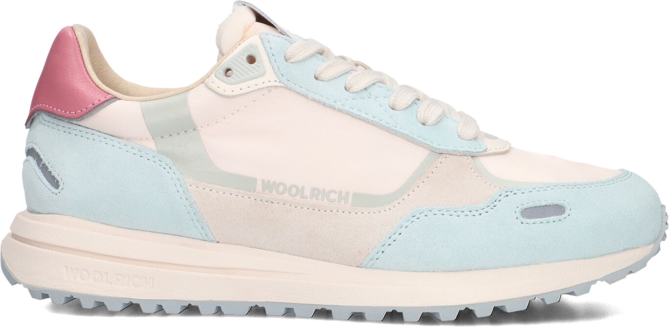 Woolrich Lage Sneakers Dames Retro Sneaker, Maat: 38, Materiaal: Suède, Kleur: Blauw