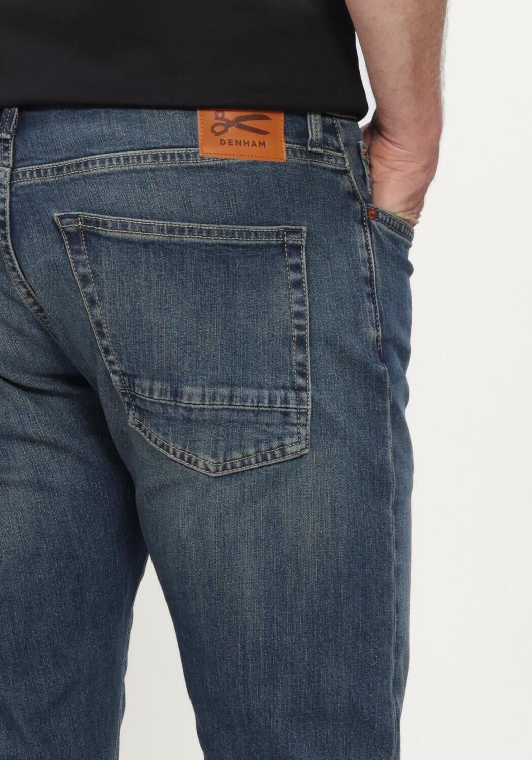 Donkerblauwe DENHAM Skinny jeans RAZOR AWD - large