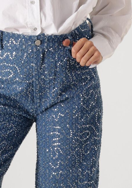 Blauwe DANTE6 Straight leg jeans GLITTER JEANS - large