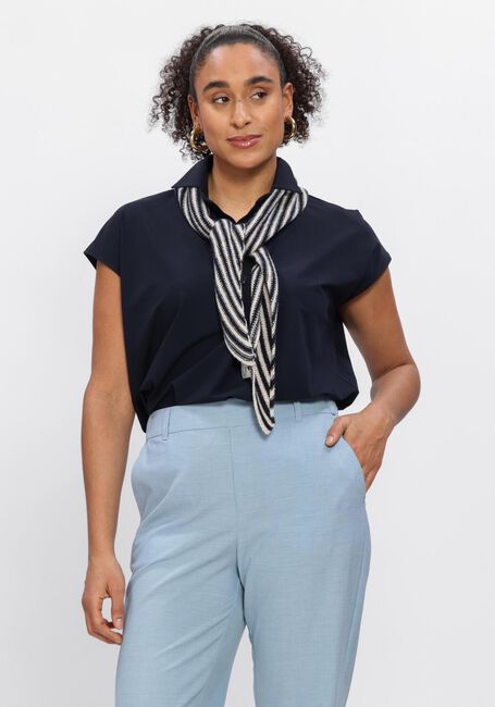 Donkerblauwe PENN & INK Blouses BLOUSE - large