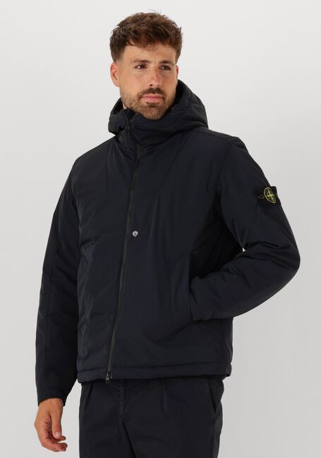 Zwarte STONE ISLAND Gewatteerde jas JACKET - large