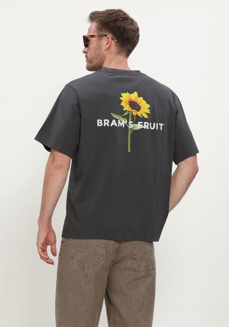 Zwarte BRAM'S FRUIT T-shirt SUNFLOWER T-SHIRT - large