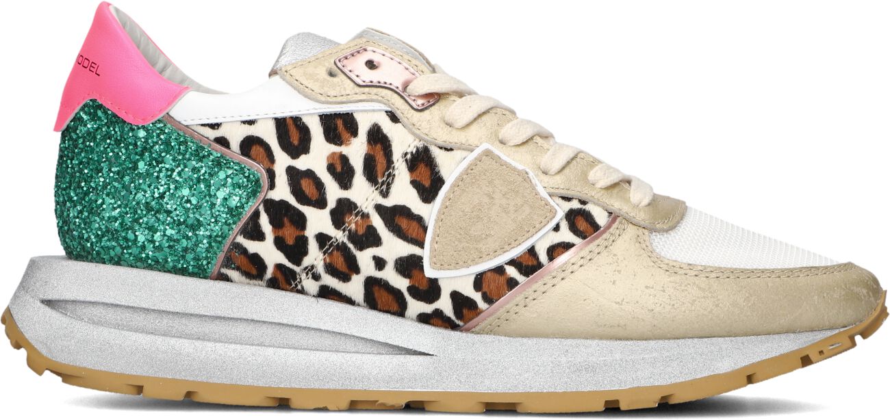 Philippe Model Lage Sneakers Dames Tropez Haute Low-, Maat: 41, Materiaal: Suède