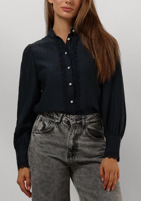 Blauwe CO'COUTURE Blouses ANGIE ANGLAISE SHIRT - large