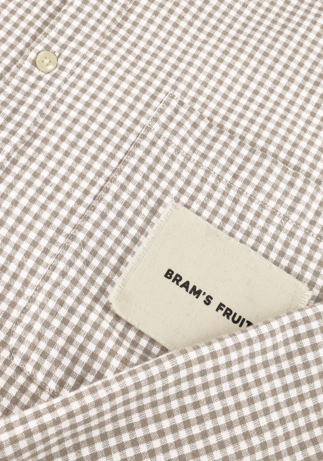 Zand BRAM'S FRUIT Casual overhemd DISTRESSED FARMER'S SHIRT LS - large