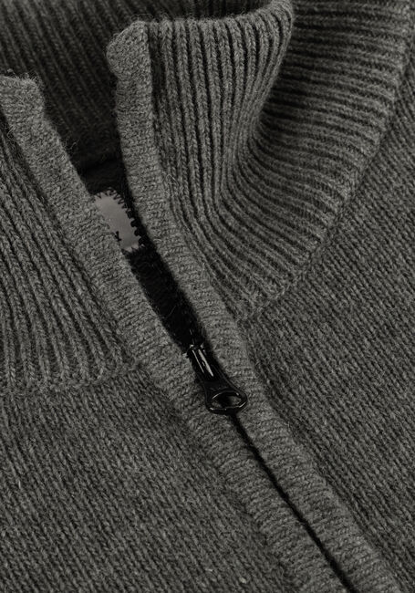 Grijze CP COMPANY Trui KNITWEAR POLO COLLAR IN LAMBSWOOL GRS - large