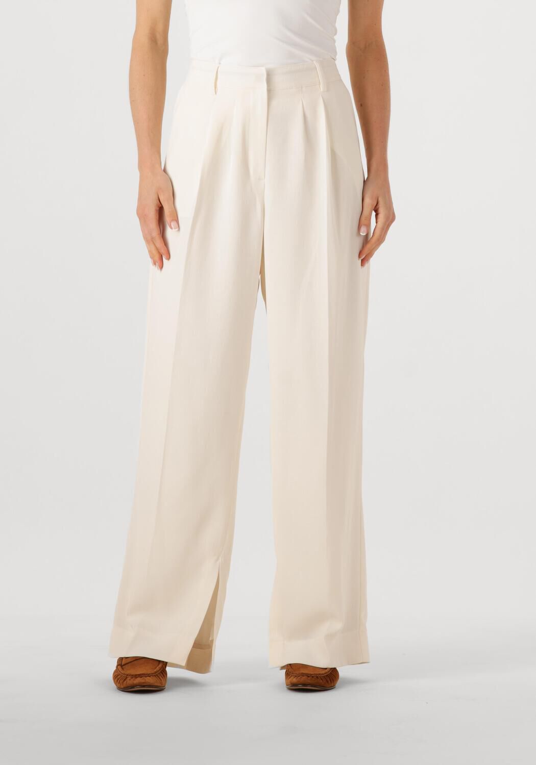 Herskind Pantalon Dames Rupert Pants, Maat: 42, Kleur: Gebroken wit afbeelding 1