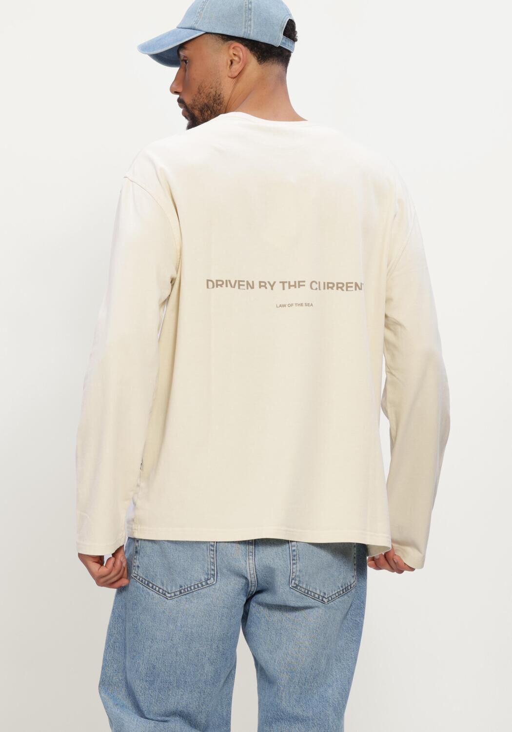 Ecru LAW OF THE SEA T-shirt THAUMAS - large