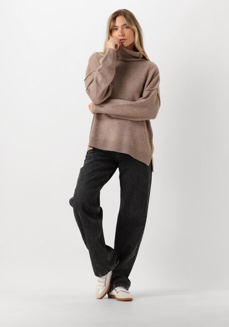 Beige CO'COUTURE Truien/vesten MAJA SLIT ROLL NECK - large