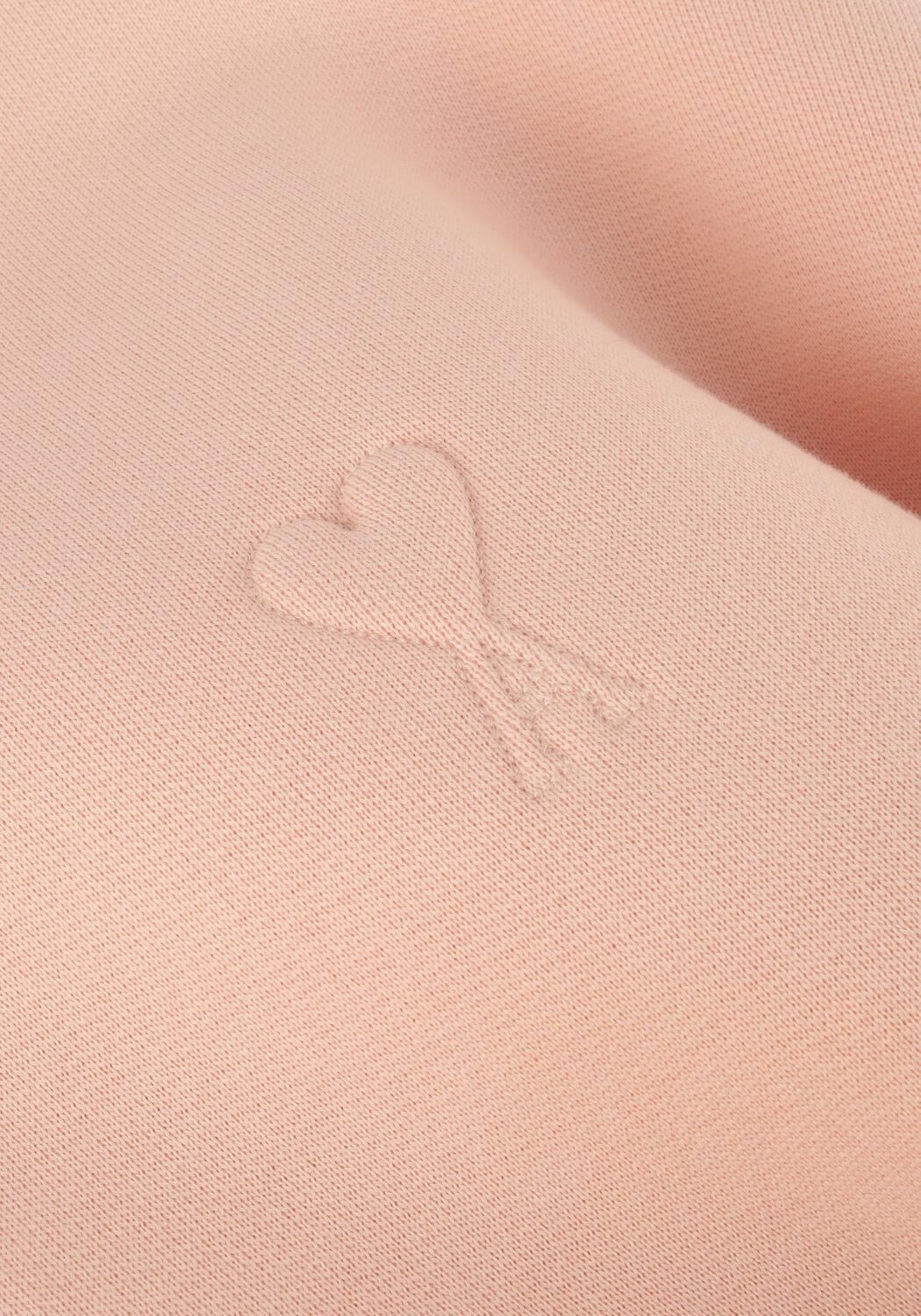 Roze AMI PARIS Trui EMBOSSED SWEATSHIRT - large