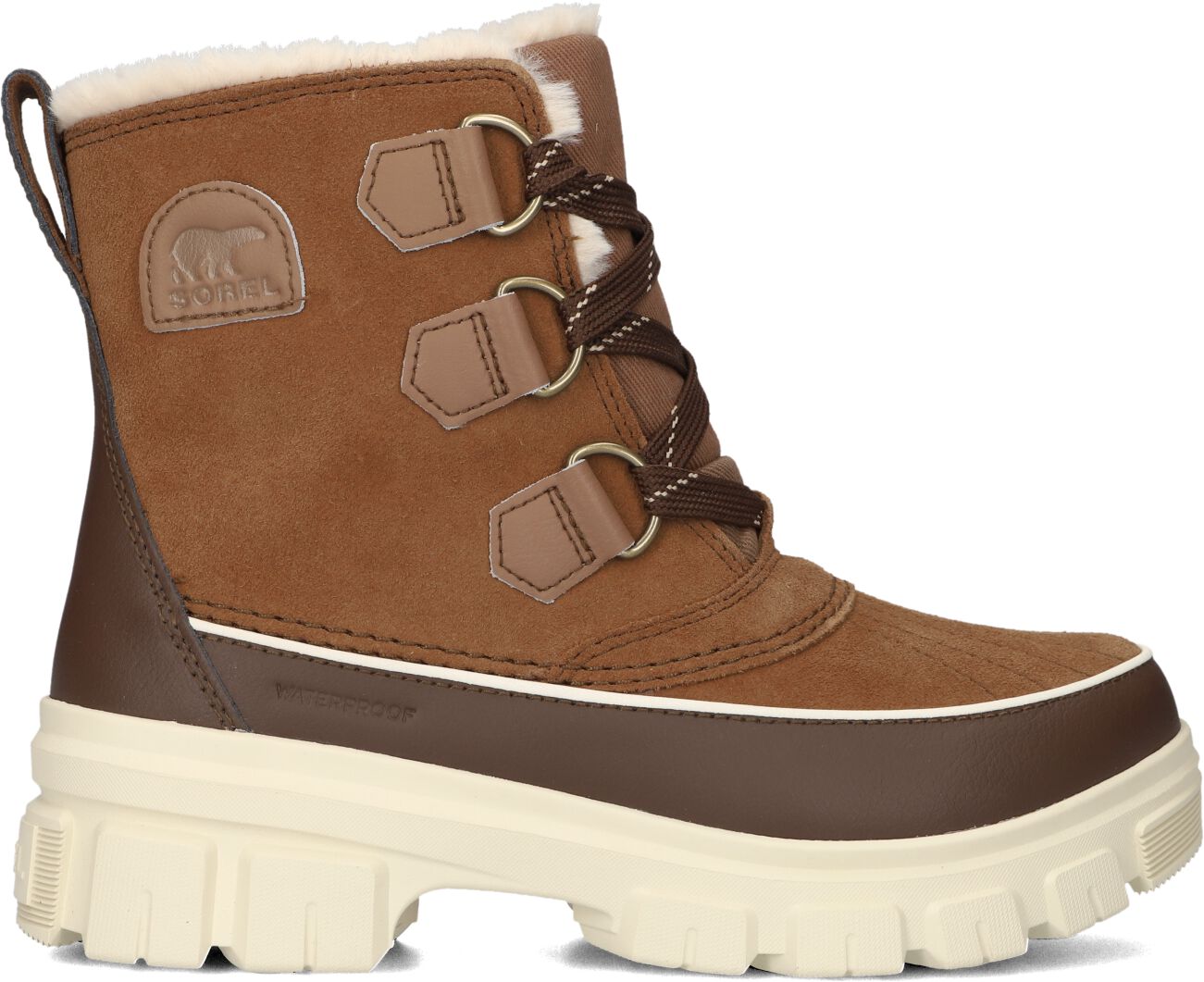 Sorel Snowboots Dames Torino V Wp, Maat: 40,5, Materiaal: Suède, Kleur: Bruin