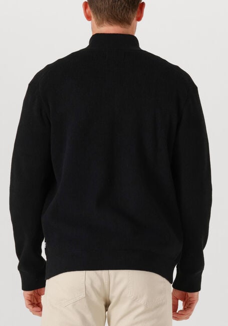 Zwarte NN.07 Trui DANNY FULL ZIP 6429 - large