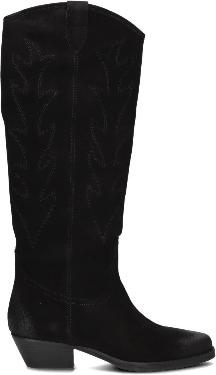 Billi Bi Cowboylaarzen Dames A7168, Maat: 40, Materiaal: Suède, Kleur: Zwart